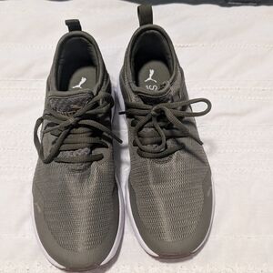 Green Puma Sneakers size 7